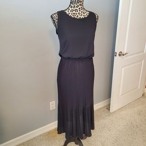 Black mid-length dress